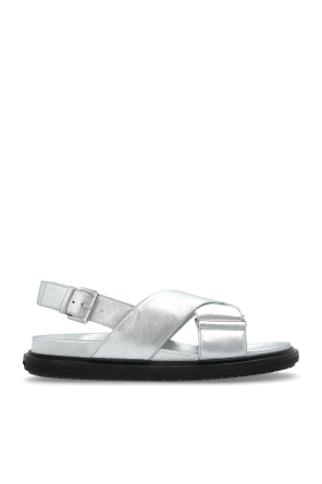 Cream Quilted flip-flops Gucci - Vitkac Canada